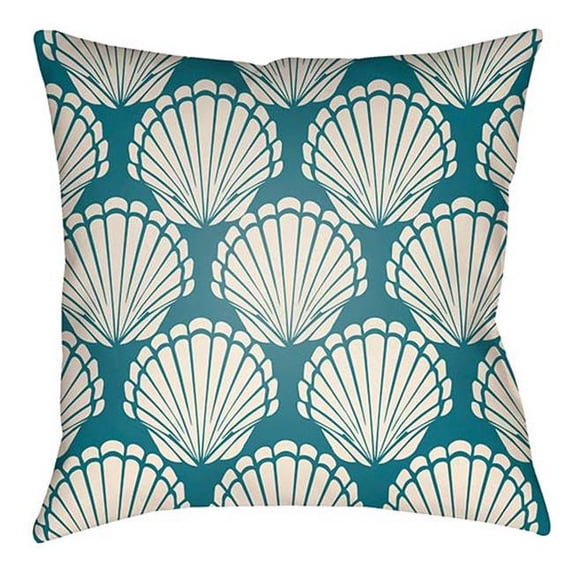 Artistic Weavers LTCH1480-2626 Litchfield Square Pillow, Teal & Ivory - 26 x 26 ft.