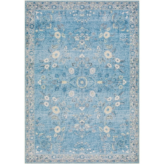 Artistic Weavers Lavable Machine Washable Area Rug, 2' x 2'11", Blue