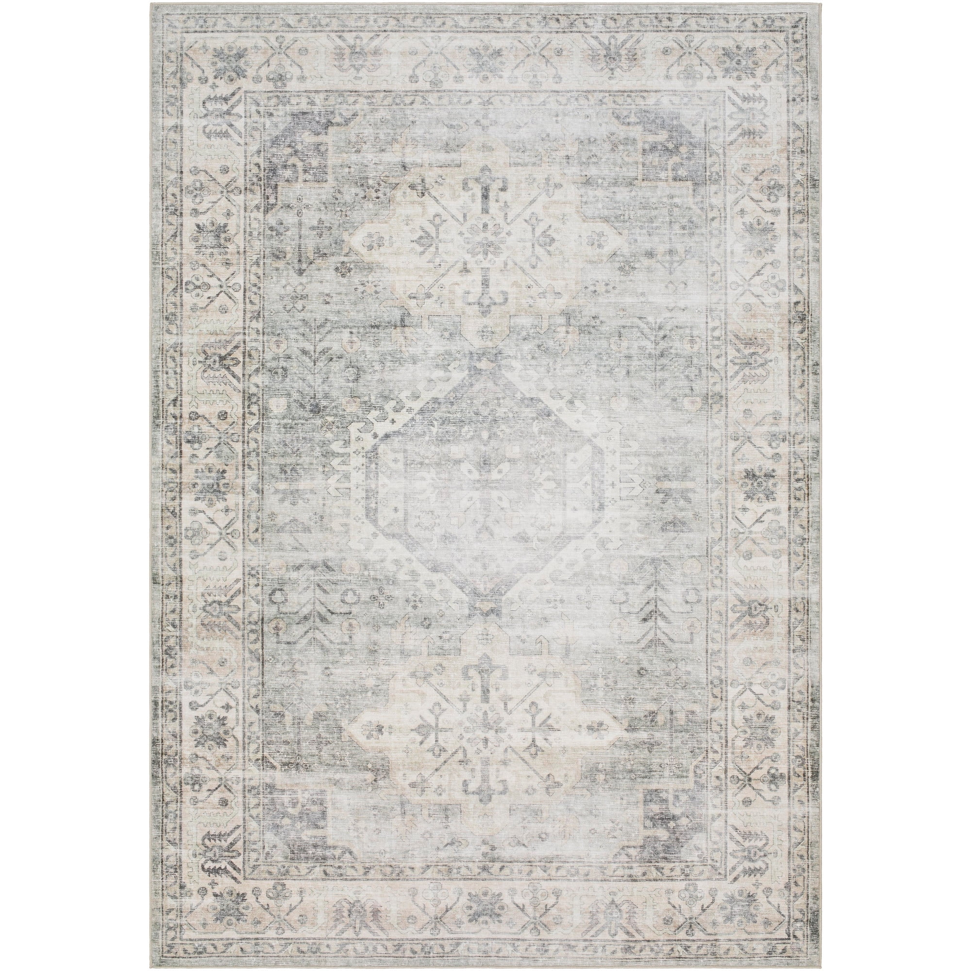 Artistic Weavers Lavable Machine Washable Area Rug, 5'3" x 7'7", Gray