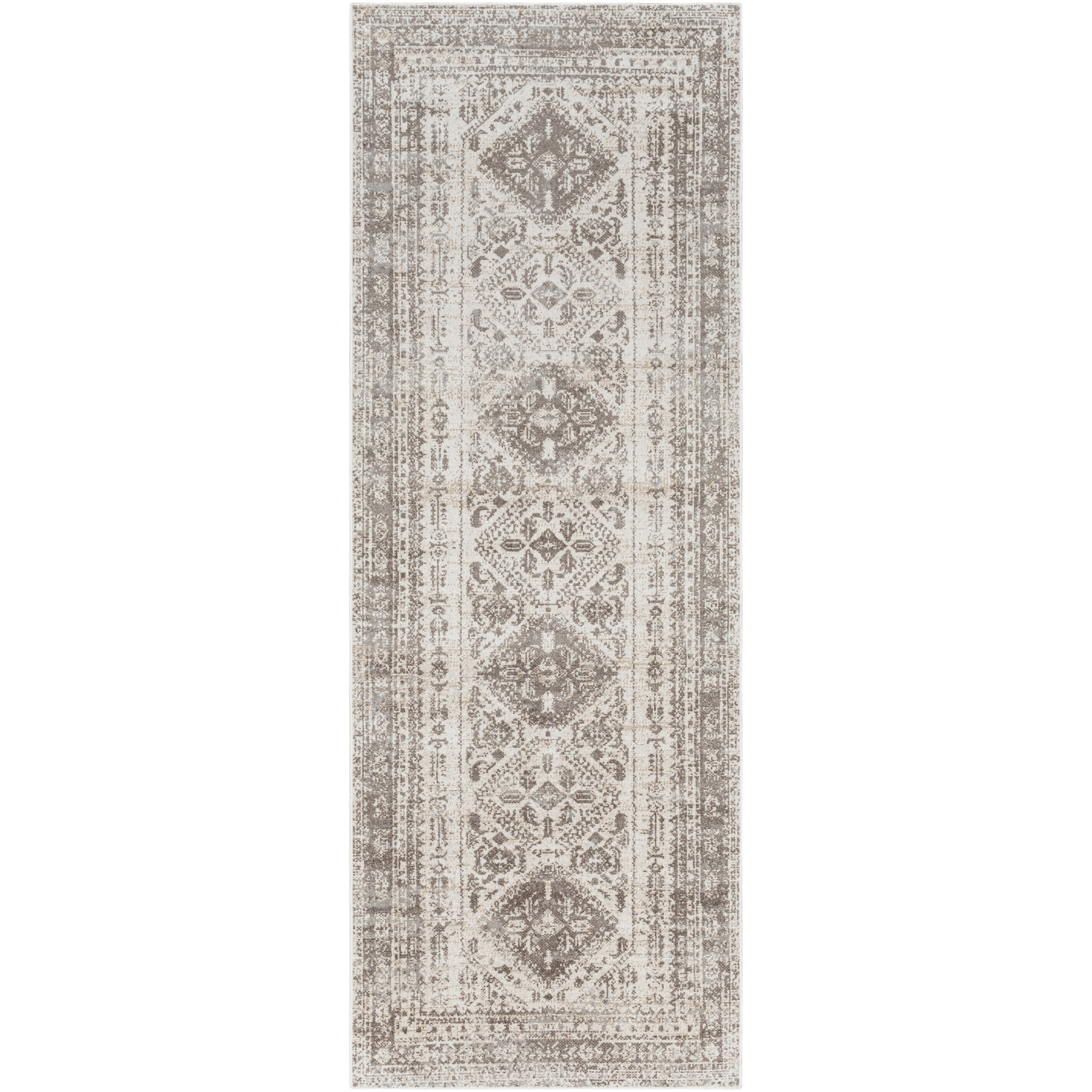 Artistic Weavers Lavadora 7 X 9 Charcoal Grey Indoor Medallion Global  Machine Washable Area Rug in the Rugs department at