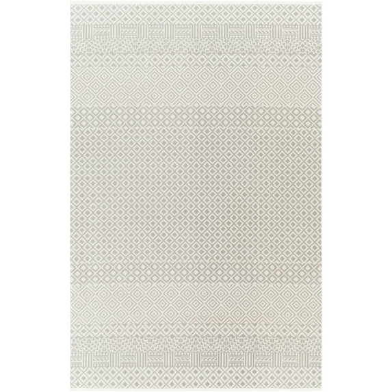 Artistic Weavers Lavadora Tribal Machine Washable Area Rug, Gray ,9'2" x 12'