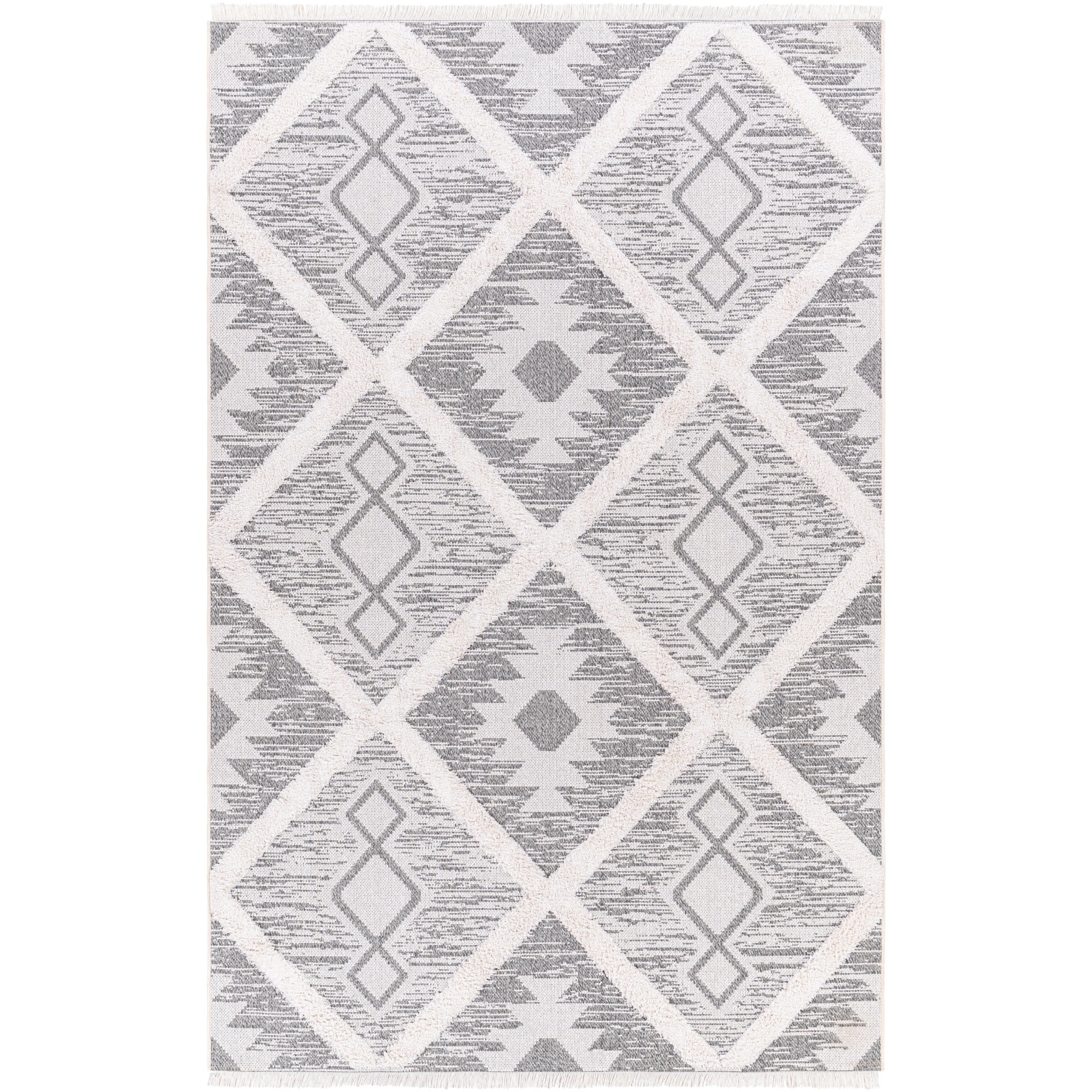 Artistic Weavers  Light Gray 2'6" x 8' Rustic Runner Area Rug