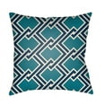 thumbnail image 1 of Artistic Weavers LTCH1101-2020 Litchfield Square Pillow, Teal & Navy Blue - 20 x 20 ft., 1 of 7