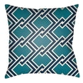 thumbnail image 1 of Artistic Weavers LTCH1101-2626 Litchfield Square Pillow, Teal & Navy Blue - 26 x 26 ft., 1 of 7