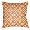 thumbnail image 1 of Artistic Weavers LTCH1361-2020 Litchfield Square Pillow, Tangerine & Ivory - 20 x 20 ft., 1 of 7