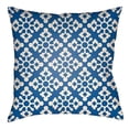 thumbnail image 1 of Artistic Weavers LTCH1360-2222 Litchfield Square Pillow, Royal Blue & Ivory - 22 x 22 ft., 1 of 7
