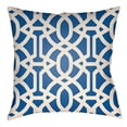 thumbnail image 1 of Artistic Weavers LTCH1113-1616 Litchfield Square Pillow, Royal Blue & Ivory - 16 x 16 ft., 1 of 1