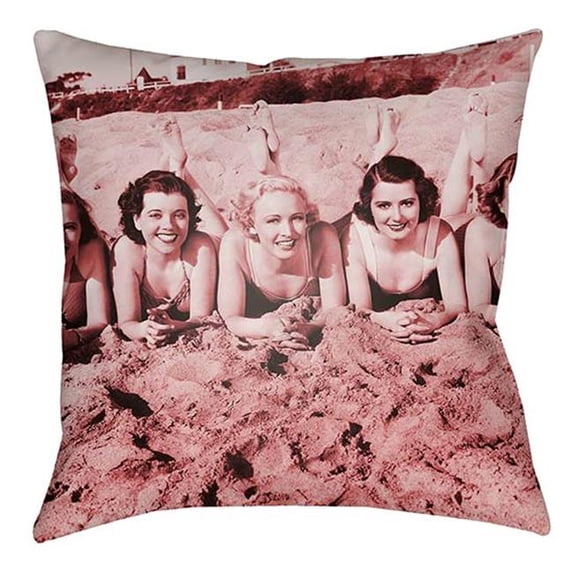 Artistic Weavers LTCH1458-2020 Litchfield Square Pillow, Burgundy - 20 x 20 ft.