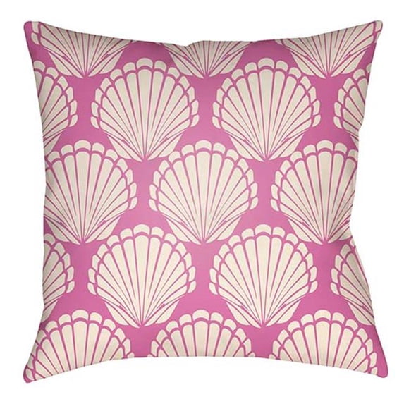 Artistic Weavers LTCH1487-2222 Litchfield Square Pillow, Fuchsia & Ivory - 22 x 22 ft.