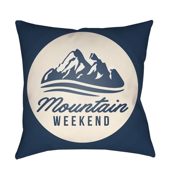 Artistic Weavers Lodge Cabin Alp Pillow Poly Filled 26' x 26'