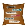 thumbnail image 1 of Artistic Weavers LGCB2071-1818 Artistic Weavers Lodge Cabin Compass Poly Filled Pillow - 18 x 18 ft., 1 of 2