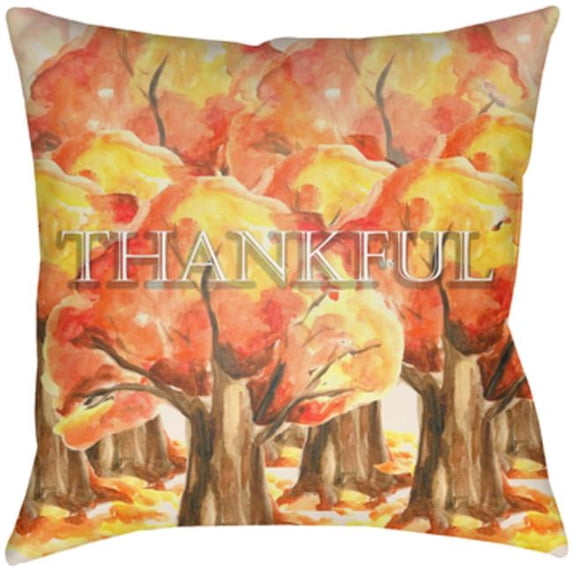 Artistic Weavers Lodge Cabin Earthy Pillow Poly Filled 18' x 18'