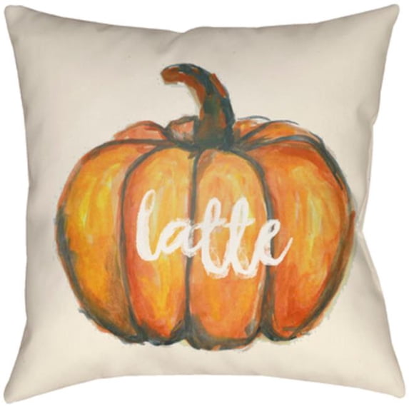 Artistic Weavers Lodge Cabin Latte Pillow Poly Filled 18' x 18'