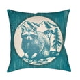 thumbnail image 1 of Artistic Weavers Lodge Cabin Raccoon Ridge Pillow Poly Filled 20' x 20', 1 of 7