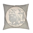 thumbnail image 1 of Artistic Weavers LGCB2003-2222 Artistic Weavers Lodge Cabin Raccoon Ridge Poly Filled Pillow - Light Gray & Beige - 22 x 22 ft., 1 of 7