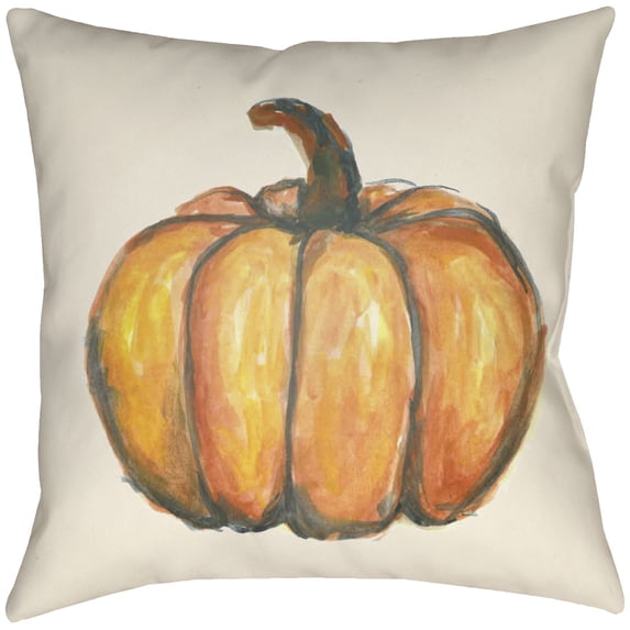 Surya Lodge Cabin Pillow Cover With Orange Finish LGCB2091-2020