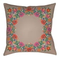 thumbnail image 1 of Artistic Weavers LOTA1304-2020 Lolita Square Pillow, Poppy Red & Hot Pink - 20 x 20 ft., 1 of 5