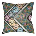 thumbnail image 1 of Artistic Weavers LOTA1507-1818 Lolita Square Pillow, Fuchsia & Aqua - 18 x 18 ft., 1 of 6