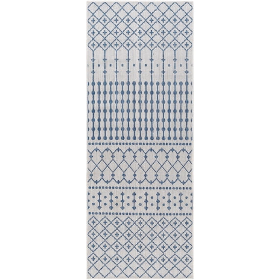 Artistic Weavers Long Beach Area Rug, Gray/Blue, 2'7" x 7'3"