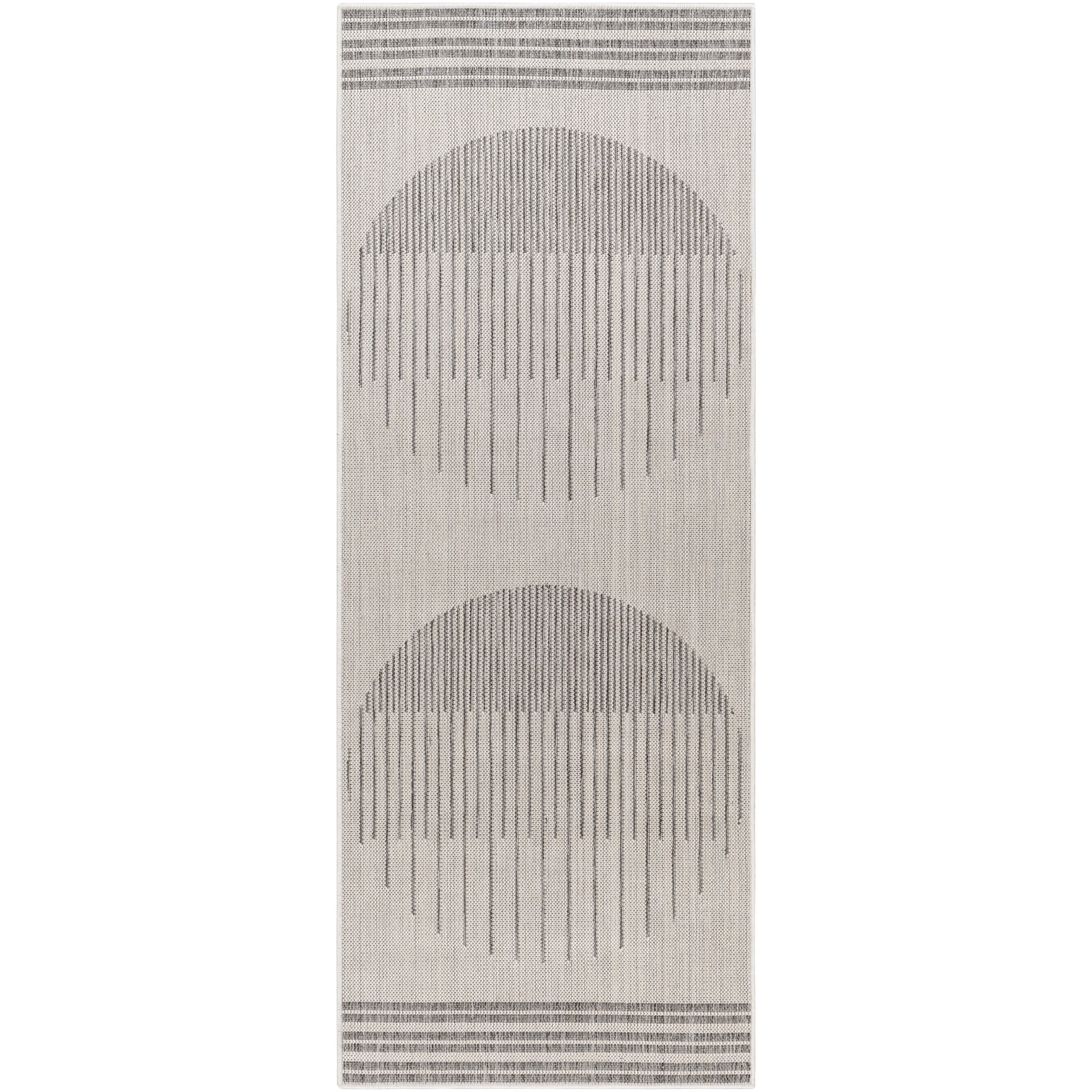 Artistic Weavers Long Beach Area Rug, Light Gray, 2'7" x 7'3"