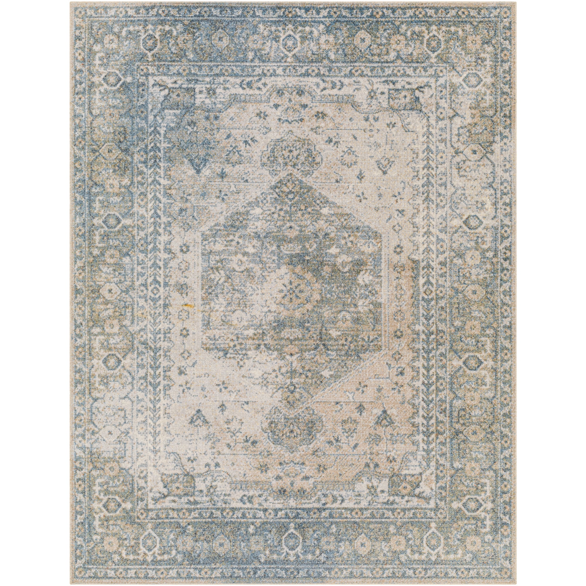 Artistic Weavers  Navy/Gray 8' x 10'  Machine Washable Rectangle Area Rug