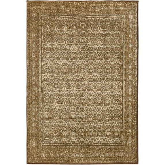 Artistic Weavers Paramount Oriental Runner Area Rug, Dark Brown ,2'2" x 7'7"
