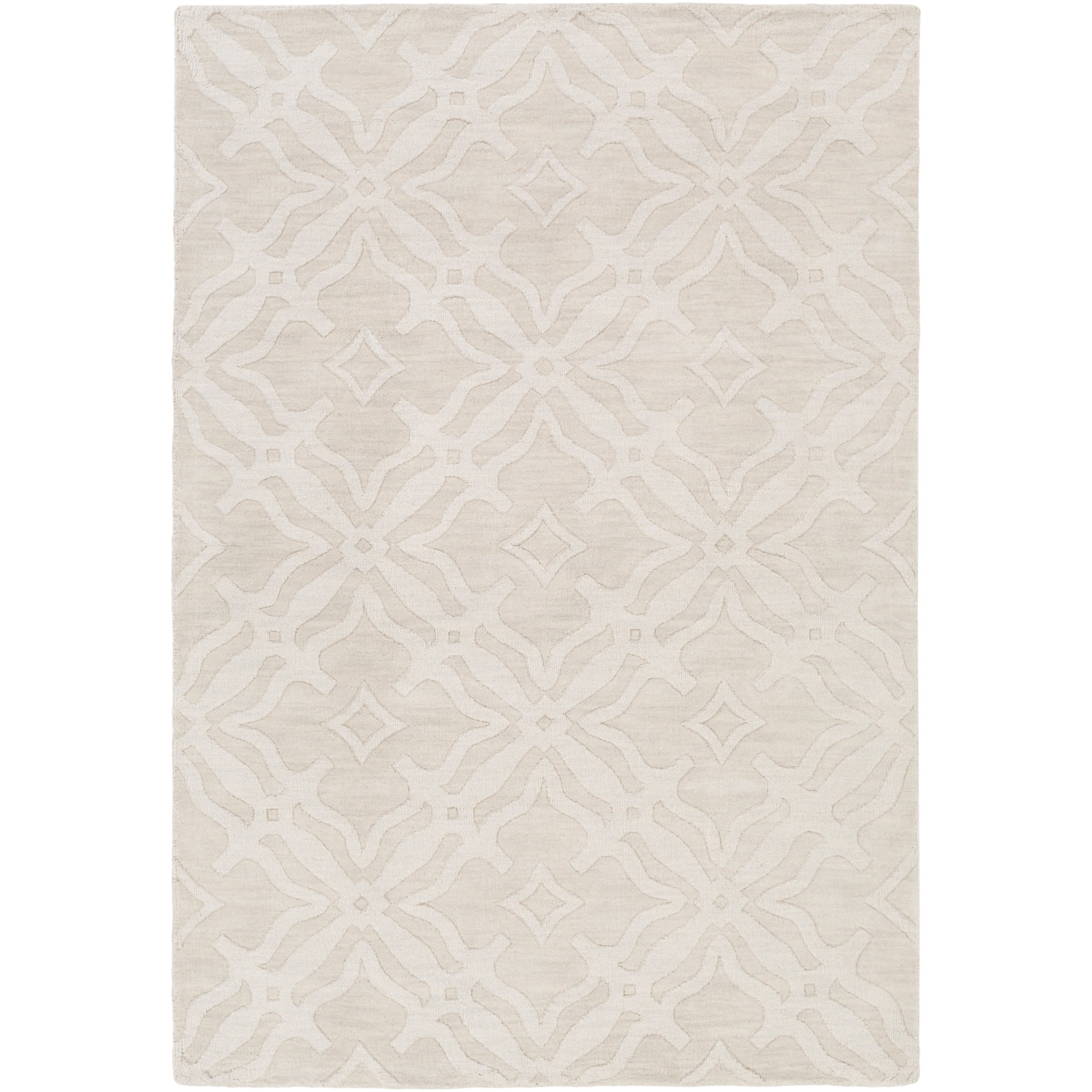 Artistic Weavers Ramona Beige 4' x 6' Modern Trellis Area Rug