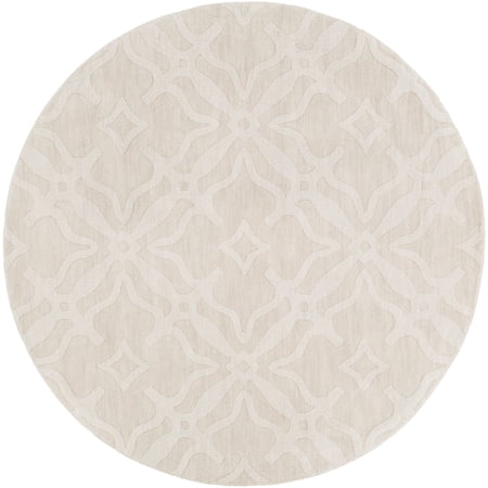Artistic Weavers Ramona Beige 6' Round Modern Trellis Area Rug