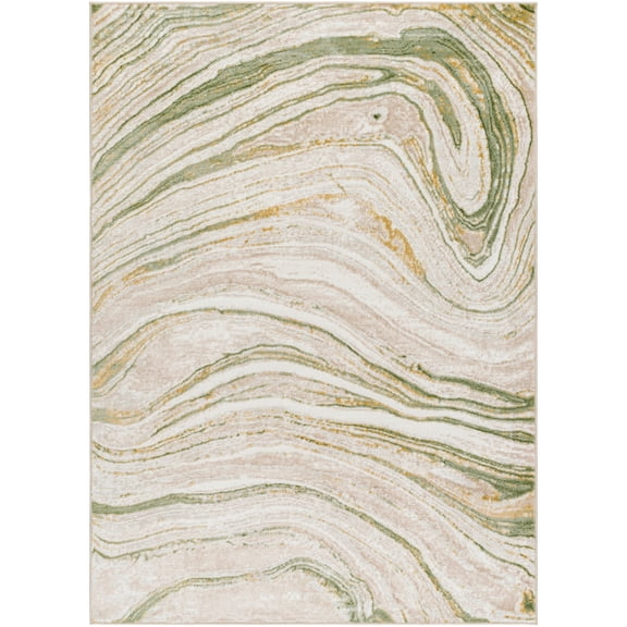 Artistic Weavers San Francisco Area Rug, 5'3" x 7', Green