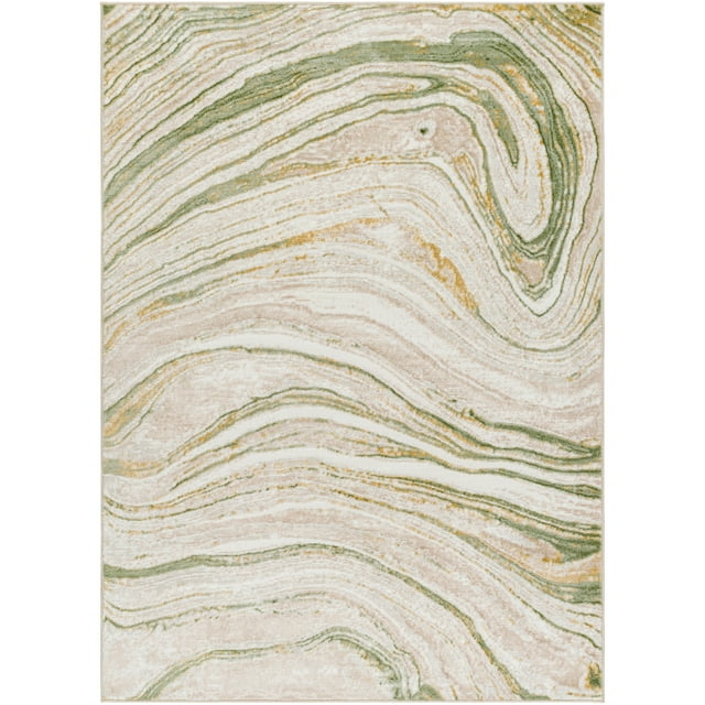 Artistic Weavers San Francisco Area Rug, 5'3" x 7', Green