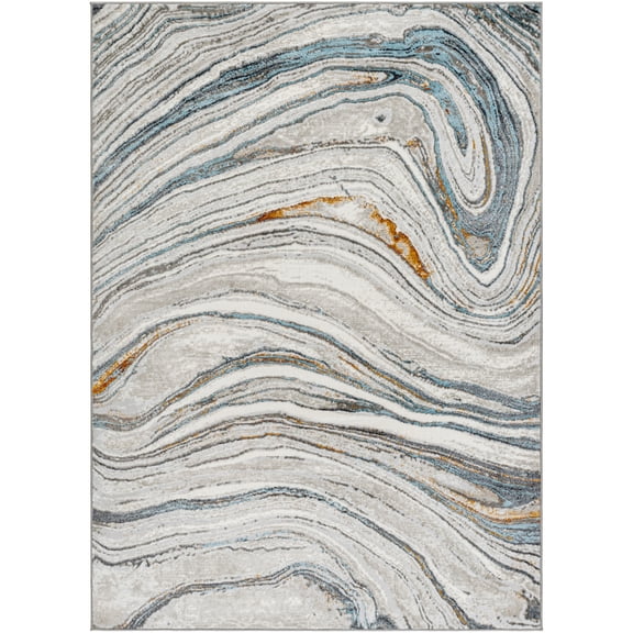 Artistic Weavers San Francisco Area Rug, 5'3" x 7', Slate