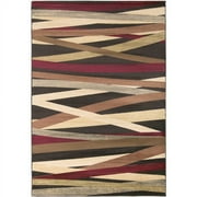 Artistic Weavers Sirene Dark Brown Modern 6'7" x 9'6" Area Rug