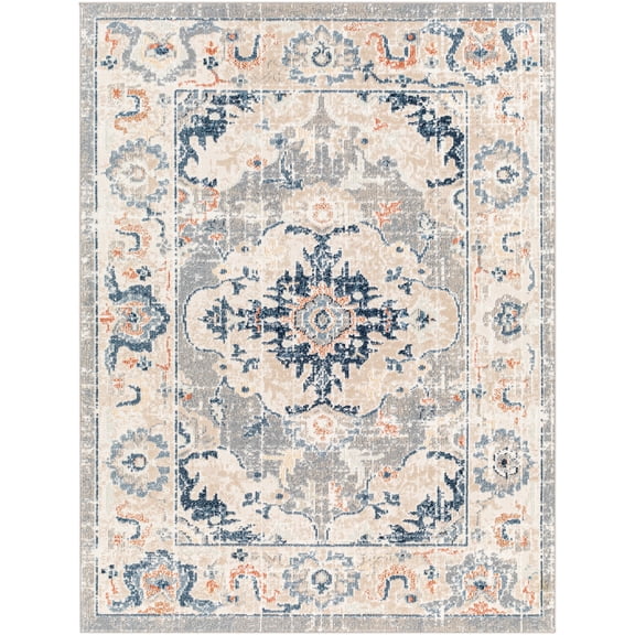 Artistic Weavers  Taupe/Blue 5' x 8'  Rectangle Area Rug