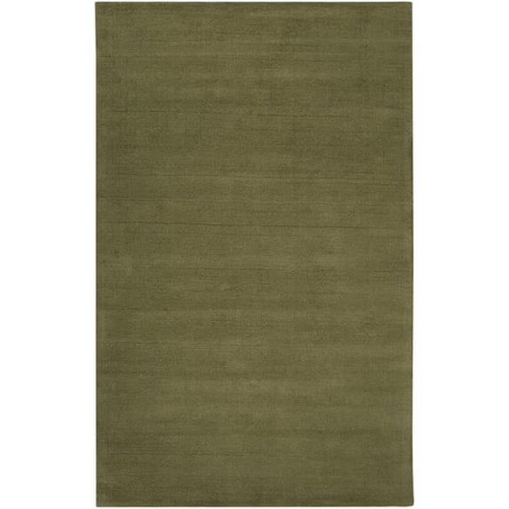 Livabliss M329-1616 Mystique Rug- 100 Pct Wool- Hand Crafted- Green- 16X16