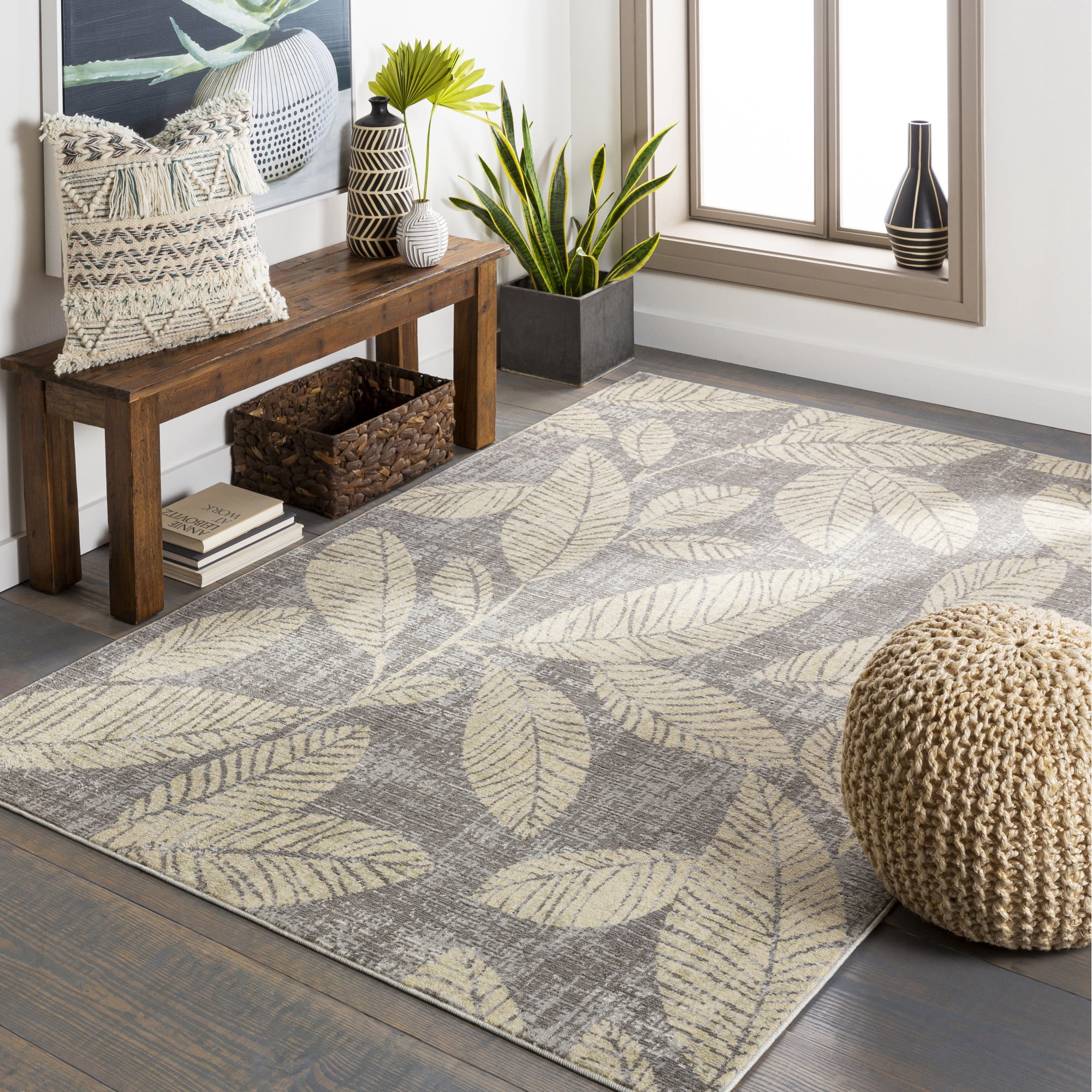 Artistic Weavers Zeren 5' x 7' Beige Medallion Outdoor Rugs