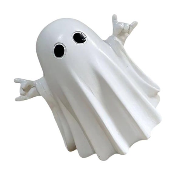 Artistic White Phantom Figurine Statue Resin Festival Porch Garden Decoration