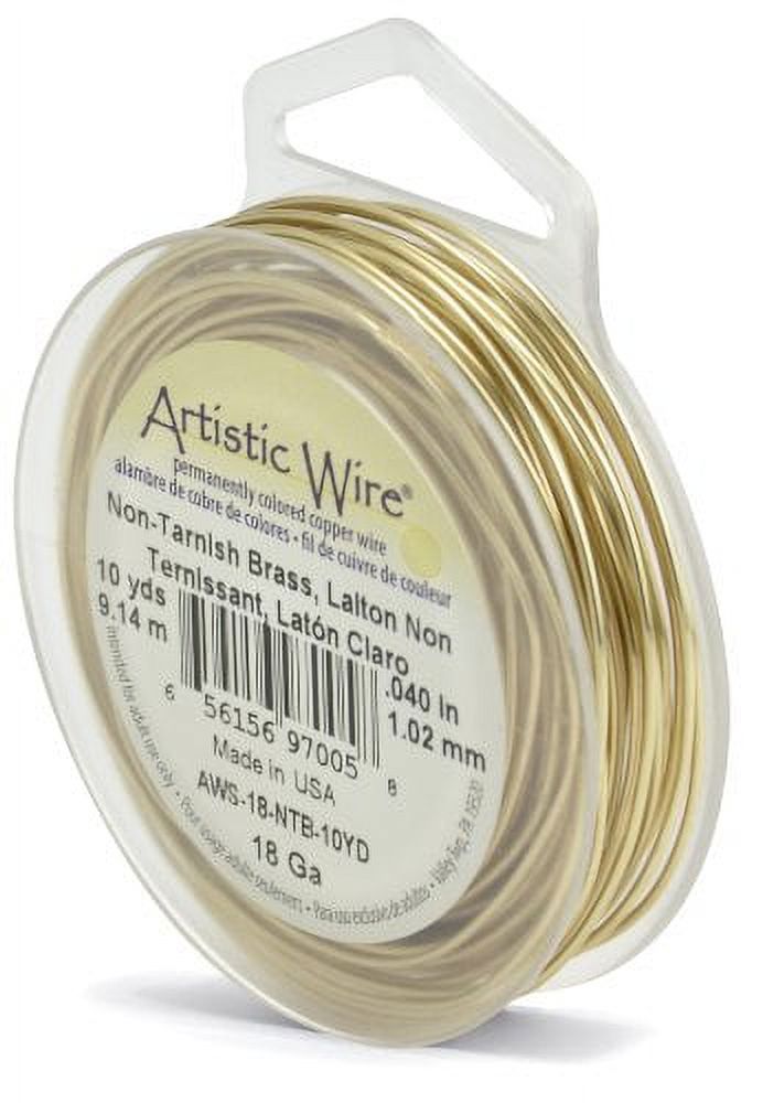 20 Gauge Tarnish-Resistant Silver Artistic Wire – 25 Feet Spool By PMC Supplies For Jewelry Making