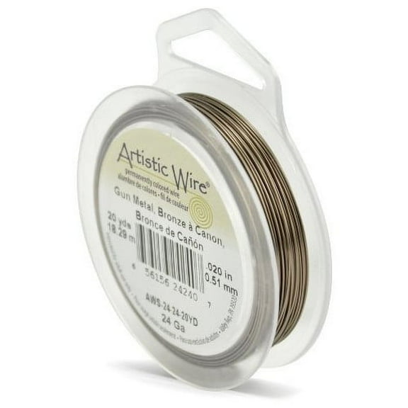 Artistic Wire 24-Gauge Antique Brass, 20-Yards