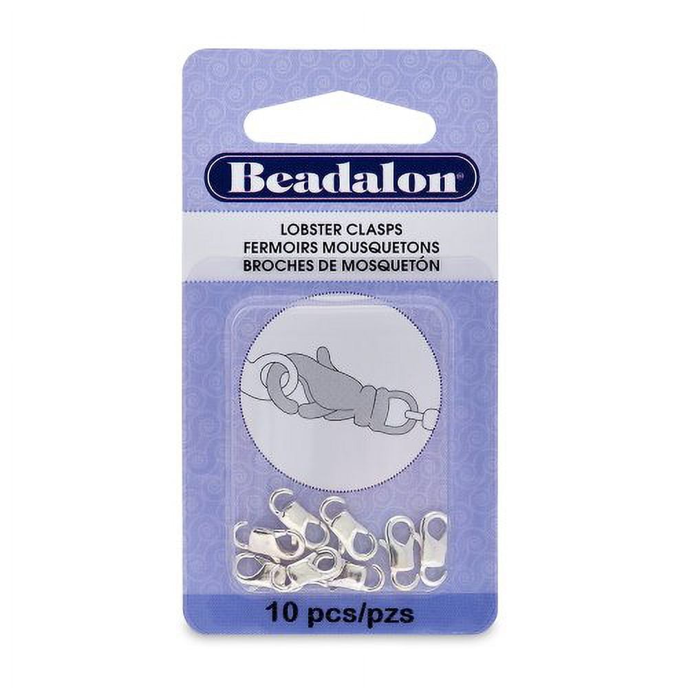 Artistic Wire Beadalon EZLobster Clasp 11mm Nickel Free Silver, Plated