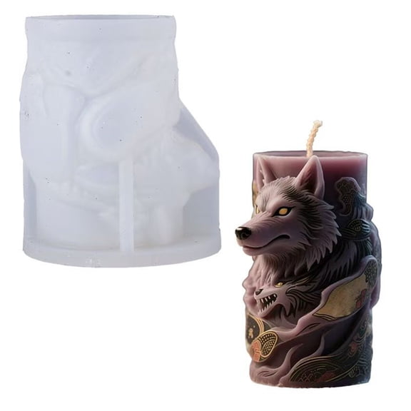 Artistic Wolf Themed Silicone Perfect For Holiday Decor And Candy Forms