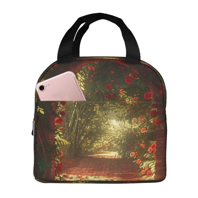 Artistic abstract feature Insulated bag refrigerated cold, handheld