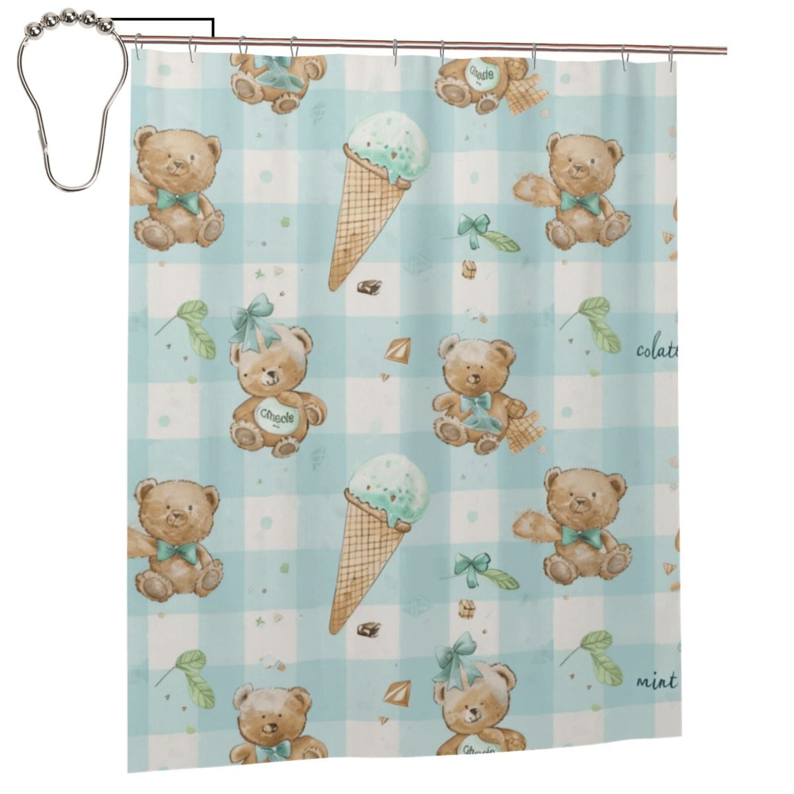 Artistic closeup of animals Shower Curtain Shower Curtain Waterproof