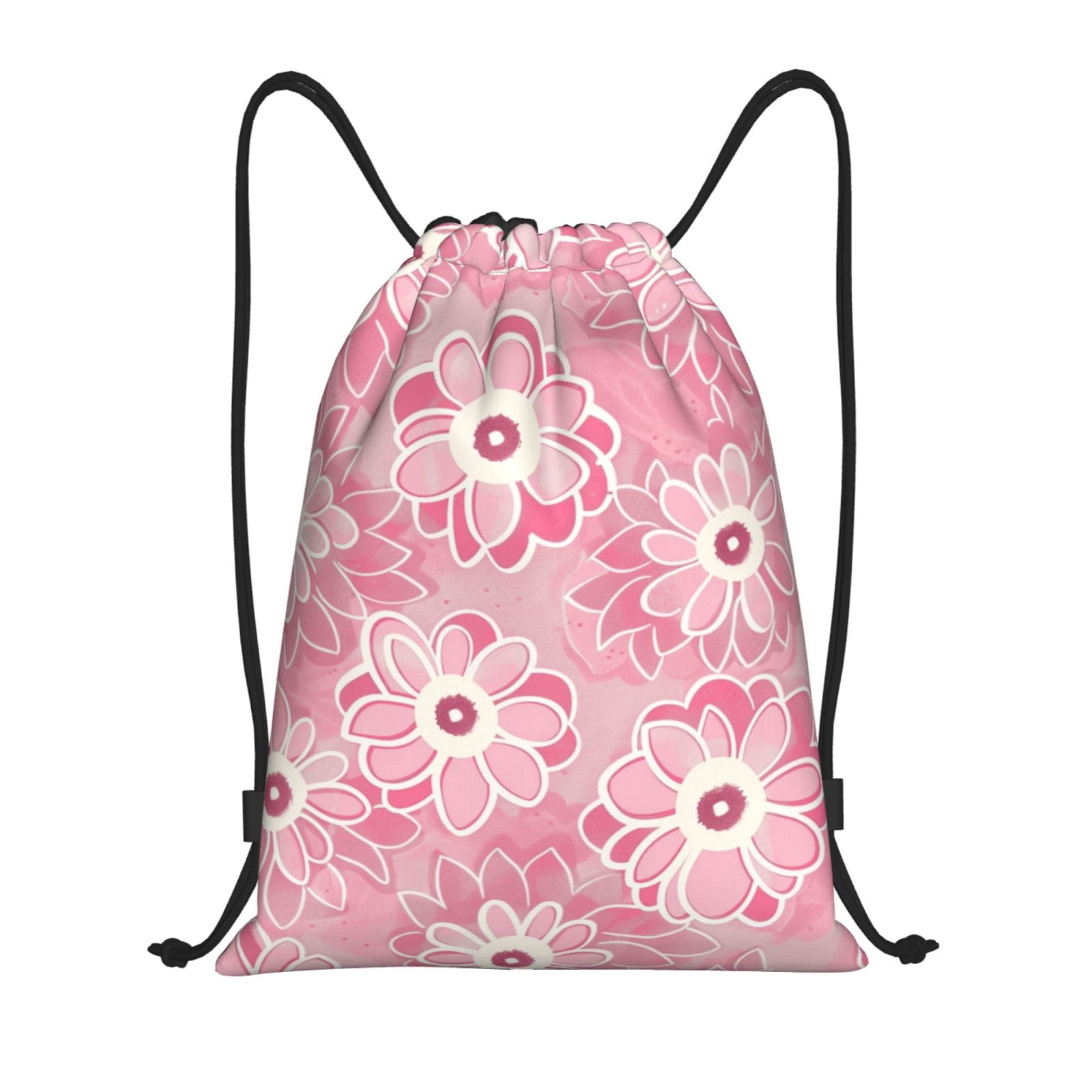 Artistic closeup of flowers Drawstring Backpack Sports Swimming bag