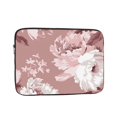Artistic closeup of plants liner bag with pocket for laptops and