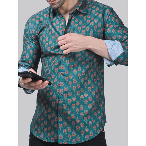 Artistic-modern Men's Printed Shirt