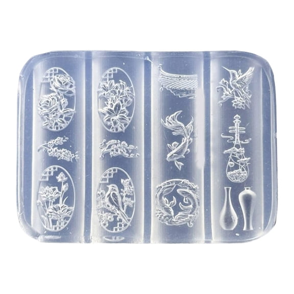 Artistics Embossed Silicone Mould For Nail Craft Projects Jewelry Making And Surfaces Embellishments