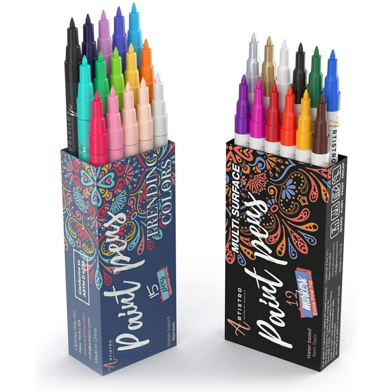 Special Colors ARTISTRO Paint Pens Set: Colored Marker Bundle