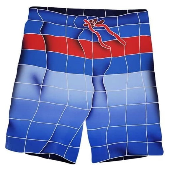 Artistry in Mosaics Board Shorts Ceramic Swimming Pool Mosaic 20" X 20"