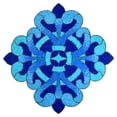 thumbnail image 1 of Artistry in Mosaics Glass Regal Medallion Swimming Pool Mosaic 48" x 48", 1 of 1
