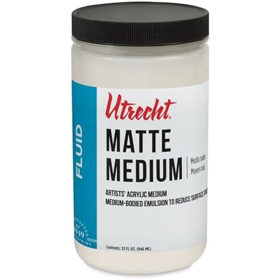 Artists' Acrylic Fluid Medium - Matte Medium, 32 oz$$Art & Craft
